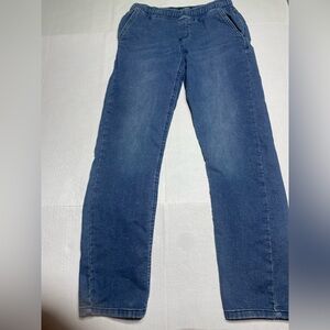 Women’s Pull-On Denim Jeans Elastic Waist  Casual Comfort Pants size L by Parker